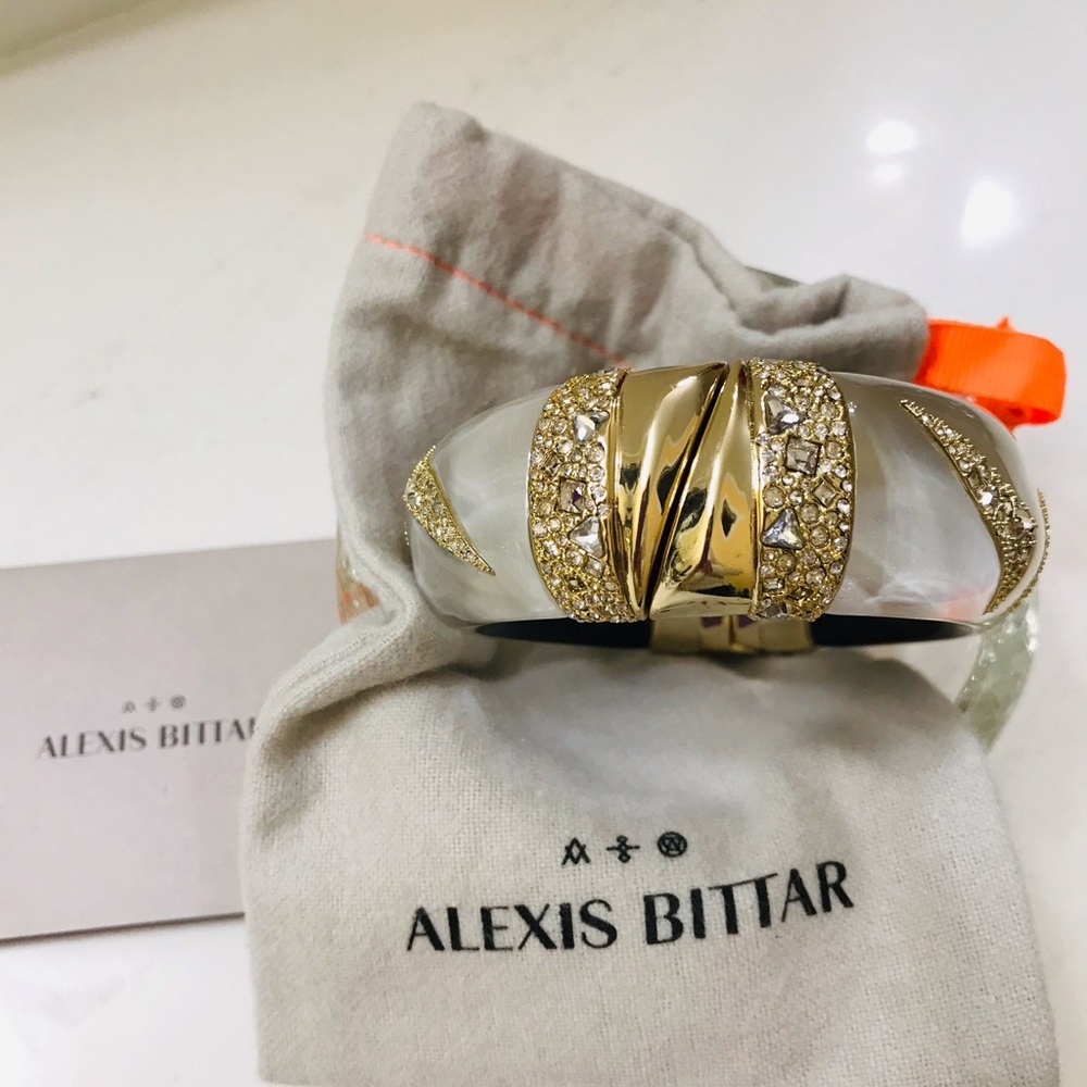 NWT Alexis Bittar Origami Inlay Bracelet - Picture 4 of 12